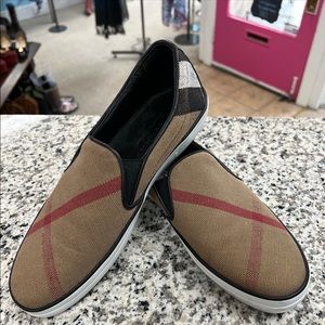 Burberry Check Deck shoes